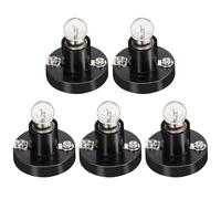 UKCOCO E10 Screw Lamp Holder with Bulb Physics Lamp Base for Electricity Teaching Aids Science Experiment Kit for School Lab DIY Circuit Models 5 Pack