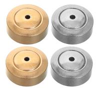 UKCOCO Earring Backs Silicone for Studs Large Support Heavy Earrings Locking Lifters Made of Stainless Steel 4Pcs Suitable for Sensitive Skin