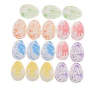 UKCOCO Easter Egg Decorations DIY Speckled Fake Eggs for Festive Party School Home Ornament Safe Foam Material Easter Fillers for Holiday Scene and Family Gatherings