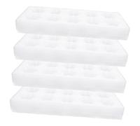 UKCOCO Egg Organizer Sets 2 Pack of Foam Egg Trays Shockproof Safe Egg Cartons Large Capacity Egg Holder for Easy Kitchen Storage