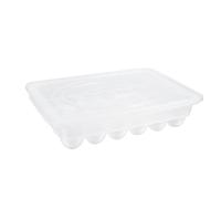 UKCOCO Egg Storage Basket Compartment Egg Tray Slots Storage Box Egg Holder Dispenser Food Crisper Compartment