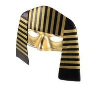 UKCOCO Egyptian Pharaoh Mask for Reusable Costume Mask for Halloween Parties Lightweight Comfortable Stage Performing Accessory Unique for Cosplay and Festive Gatherings