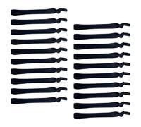 UKCOCO Elastic Hair Ties Rubber Bands 20pcs for Men, Skin-friendly and Flexible Simple Design, Adjustable Knotted Hair Scrunchies Suitable for Yoga and Running
