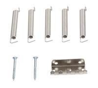 UKCOCO Electric Guitar Tremolo Springs Set Silver with Claws Guitar Mounting Springs for Tremolo Bridge Replacement
