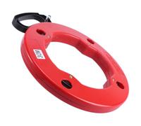 UKCOCO Electrician Fish Tape Wire Puller 30m X 1.3mm Steel Wire Fish Type Cable Puller Red Wall Fishing Tool and Cable Installation