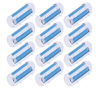UKCOCO Electronic Foot File Replacement Roller for Hard Skin Callus Remover 12pcs with Curved Design and 360 Degree Rotation, Premium Foot File Refill for Dead Skin Removal
