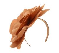 UKCOCO Elegant Floral Pearl Headband for Women Comfortable Wear Polyester Flower Hair Accessories Bridal Hair Decoration Suitable for Daily and Tea Party