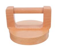 UKCOCO Engraving Press Plate Wooden Baren for Block Print Relief Printmaking Tool Hand Printing Press Art Classroom Supplies Smooth Bottom Card Making Tool