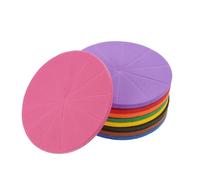 UKCOCO Eva Fraction Circles Educational Math for Bright Color Cognitive Learning Tray for Fractions Understanding Manipulative for Early Math Skills Development