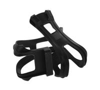 UKCOCO Exercise Bike Toe Clips Pedal Adapters in Black Abs Material, Easy to Use and Flexible Footrest Clips without Straps, for Gym and Daily Use by Friends Who Love Riding Bicycles