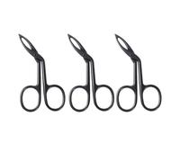 UKCOCO Eyebrow and Set 3pcs Stainless Oblique with Tip Black Tweezers Steel Hair Plucker for Precise Eyebrow Hair Removal Daily Beauty Grooming