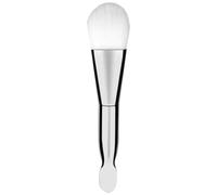 UKCOCO Facial Mask Brush with Spoon Dual-ended Silver Makeup Brush for Women Face Mask Application Beauty Tool for Skincare and Spa Use