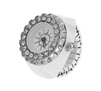UKCOCO Fashionable Ring Watch for Women with Zinc Alloy Material and Comfortable Fit, Unique Decorative Ring Watch Featuring A Sturdy and Not Easy to Break Design, for Daily Wear