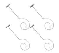 UKCOCO Fire Hydrant Alarm Button Hammer with Secure Grip 4pcs and Iron Material, Suitable for Fire Hydrant Replacement for Emergency Use and Emergency Call Point Scenarios