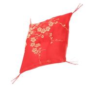 UKCOCO Floral Pattern Ceramic Cushion for Fortune Cat Base Washable Home Decor Pad for Small Figurines Soft and Comfortable Mat for Living Room and Bedroom Decor