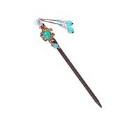 UKCOCO Floral Vintage Hair Stick Hairpin Ethnic Style Pearl Hair Bun Holder for Weddings Parties Daily Use Cosplay More Elegant Handmade Accessory for Women