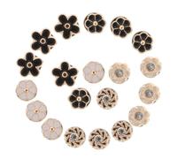 UKCOCO Flower Brooch Pins 20Pcs Detachable Lapel Buttons Anti-Exposure Design for Dress Up Craft Projects