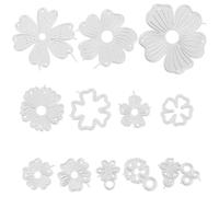 UKCOCO Flower Cue Die Cut Die Carbon Steel Wear-Resistant Simple Design Cutting Dies Delicate Natural Style for Wedding Invitation Cards and Scrapbook Embellishment