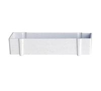 UKCOCO Flower Pot Decorative Plant Holder Rectangular for Succulent Plants Nordic Style Waterproof White to Decorate Your Room or Green Project Creative Design