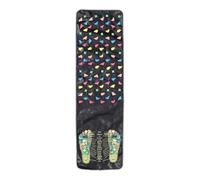 UKCOCO Foldable Foot Acupressure Mat Massage Pad with Artificial Leather Surface for Relief of Fatigue and Reflexology at Home or Salon