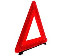 UKCOCO Foldable Red Triangle Emergency Warning Sign with Heavy Duty Abs Material and Excellent Stability, Car Stop Safety Light for Roadside Breakdown and Night Driving