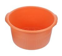 UKCOCO Foot Bathing Bucket with Massage Function Durable Foot Washing Basin for Relaxation and Circulation Improvement for Home Soaking Orange