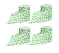 UKCOCO Four Leaf Clover Large Roll Absorbent Paper 4 Rolls Toilet Paper Soft Versatile and Practical Bathroom Tissue for Home Use for Everyday and Guest Bathrooms