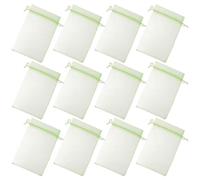 UKCOCO Fruit Protection Bags Polyester Mesh Netting Organza 100pcs Green with Drawstring Design with Good Air Permeability to Reduce Rust for Growing Fruit and Flowers