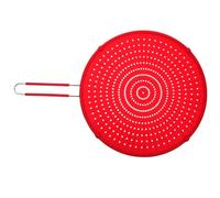 UKCOCO Frying Pan Oil Splatter Guard Silicone Handle Cover Hanging Loop for Kitchen Cooking Safety Splash Screen Random Colour