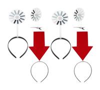 UKCOCO Funny Rotatable Arrow Headband Halloween Party Headwear | Metal Acrylic Build, Thinking Indicator Design, Festival and Learning Use, Creative Style