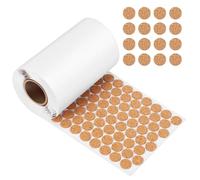 UKCOCO Furniture Bumper Cork Pads: 2000Pcs Round Adhesive Cork Protector Backed Circle Cabinet Bumpers for Drawer Table Coaster Flower Pot Glass Container 14mm