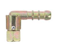 UKCOCO Gas Cooker Tube Fitting: 1/2 Inch Elbow Adapters Threaded Inlet Joints - Anti-Leakage Flexible Gas Connector For Kitchen Stoves