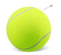 UKCOCO Giant Tennis Ball 9.5 Inch (24cm) Inflatable PET Toy for Dogs Outdoor Sports for Beach and Training