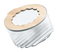 UKCOCO Glass Containers Hamster Sand Bath Container with Lid for Small Animals Guinea Pig Rat Cage Accessories Tub for Bathroom Use