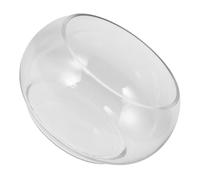 UKCOCO Glass Hydroponic Planter Bowl for Money Grass and Daffodils, Medium Desktop Fish Tank Pot for Indoor Water Lily, Hydroponic Flower Container for Home Gardening