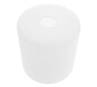 UKCOCO Glass Lampshade Replacement Cylinder Light Shade, White Glass Shade for E27 Bulb, Pendant & Ceiling Light Cover, Home Decor, 12cm Height