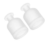 UKCOCO Glass Reed Diffuser Bottles 2 Pcs Fragrant Glass Bottles 150Ml for Aromatherapy Crafts and Office Diffuser Sticks