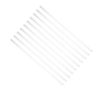 UKCOCO Glass Stirring Rods Heat Resistant Mixing Sticks 10pcs with Polished Rounded Ends Lab Supplies for Chemistry and Biology Experiments