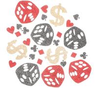 UKCOCO Glitter Poker Confetti of Themed Table Scatter for Parties Birthdays and Events Non Woven Decor for Cheerful Ambiance for Invitations and Party Personalization
