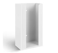 UKCOCO Glove Dispenser - Wall Mounted Glove Tissue Dispenser Holder, White Acrylic Disposable Organizer for Laboratory, Kitchen, Hospital & Office Storage 24 x 14 x 7. 5 cm