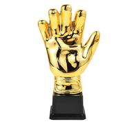 UKCOCO Gold Award Trophy Cup: 26cm Gold Gloves Trophy - First Place Winner Award Trophies for Party Celebrations Ceremony Birthday Presents Sport Prizes Party Favors Props