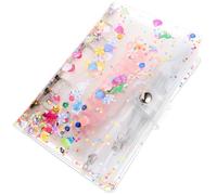 UKCOCO Graduation Time Budget Binder Pockets PVC Refill Bag with 6-Holes Folders Thick Storage Bag for Organizing Miscellaneous Items and Preventing Losing Documents for Cash Budgeting