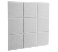 UKCOCO Grey Felt Pin Board 9-Grid Photo Display Board for Classroom and Office Wall Decor for Home and Kindergarten
