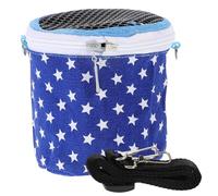 UKCOCO Guinea Pig and Hamster Travel Carrier Bag Portable Pet Sling with Star Pattern, Lightweight Small Animal Shoulder Tote for Outdoor Use