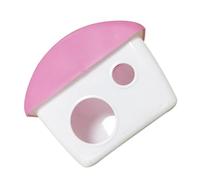 UKCOCO Guinea Pig Hideout House for Small Animals Plastic Hamster Hideout Safe and Fun Habitat Bed Suitable for Little Pets