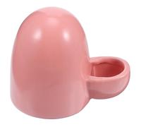 UKCOCO Guinea Pig Water Bottle, Mini Pet Water Dispenser for Hamsters and Hedgehogs, Ceramic, Noise-free, Easy to Drink, Safe Storage for Short Trips