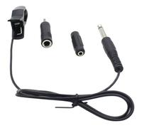 UKCOCO Guitar Pickup Clip-On Receiver with Copper Pickup for Acoustic Guitar, Practical Clip with 3.5Mm to 6.5Mm and 3.5Mm Female Adapter, for Musical Instrument Amplification and