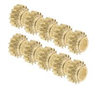 UKCOCO Guitar Tuning Peg Gears Universal Compatibility for 12pcs Metal Precision 15-tooth Hexagonal Hole Design for Acoustic and Electric Guitar for Advanced Players and Beginners