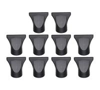 UKCOCO Hair Dryer Attachment Made of Sturdy Pp and PC Material for Blow Dryer 10pcs Black Concentrator Nozzle Reusable Styling Tool to Make Hair Healthy for Home or Salon Use
