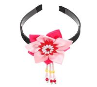 UKCOCO Hair Headband and Different Occasions for Performances for Girls Plastic and Cloth Material Traditional Korean Style with Tassel Flower Pendant Versatile Headwear